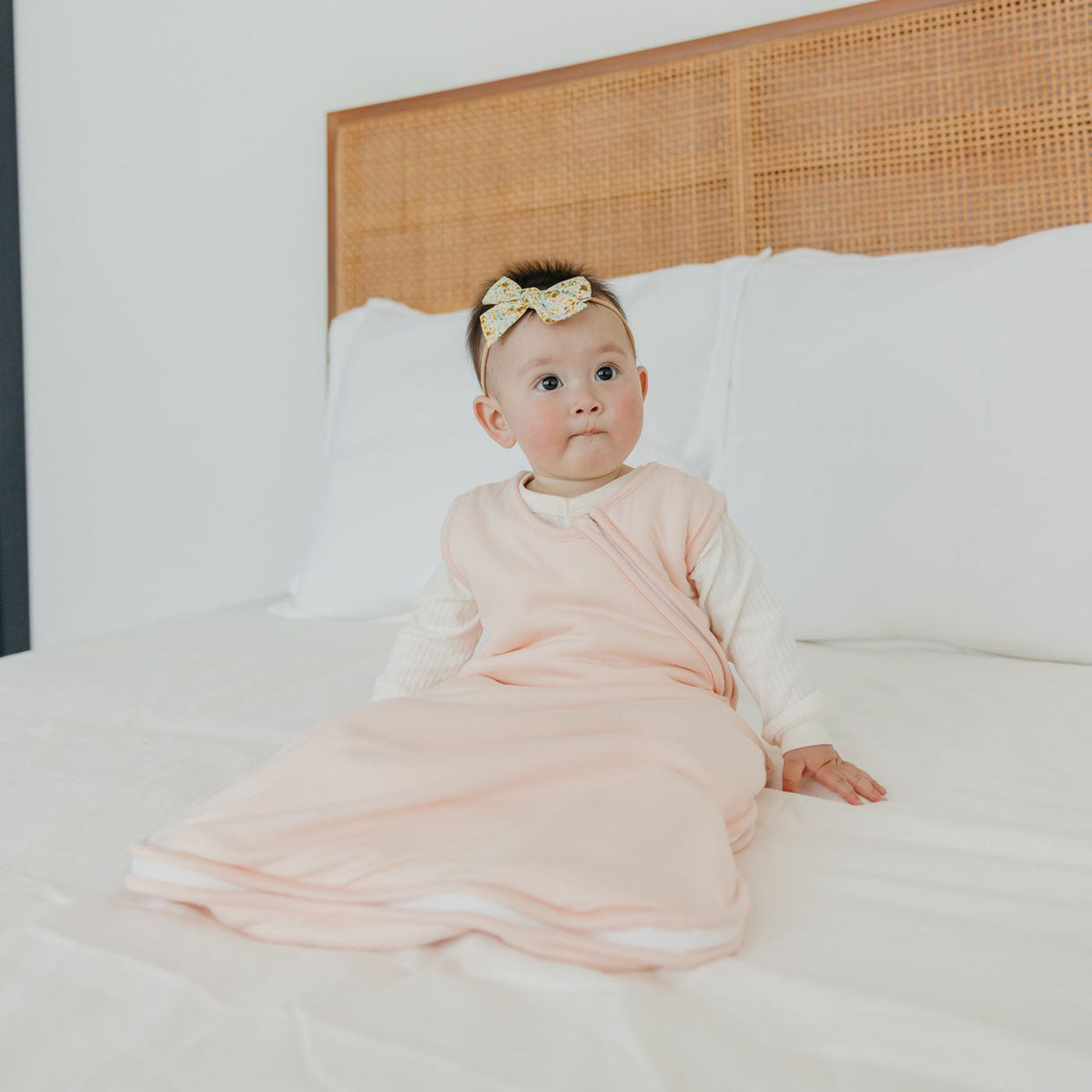 Cloud Sleep Bag - Ultra Soft & Breathable Wearable Blanket for Adults & Kids - Perfect for Travel, Camping & Lounging at Home - Blush Pink