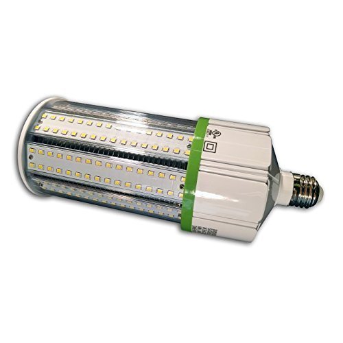 40W LED Corn Bulb Light - E26 Base - Energy Saving Replacement for HID/MH/HPS - Bright 5000K Daylight White - Indoor/Outdoor Use for Warehouse, Garage, Parking Lot, Backyard