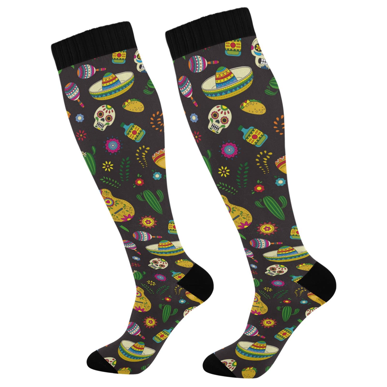 JUNZAN Compression Socks for Women & Men - Medical Grade Circulation Socks for Running, Cycling, Nursing - Improve Blood Flow & Reduce Swelling (Perfect for Athletes, Travelers & Healthcare Workers)