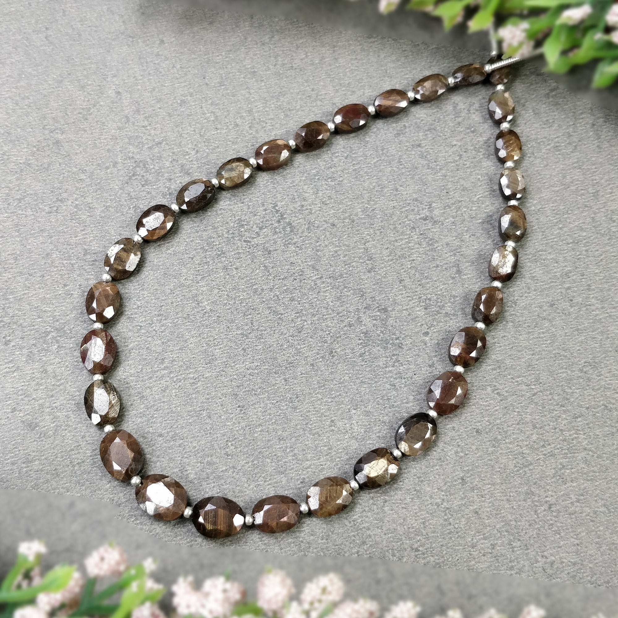 Natural Unheated Golden Brown Chocolate Sapphire Gemstone Loose Beads - 41.00ct Oval Faceted Beads (6x4mm, 9x7mm, 9.5mm) for Jewelry Making, DIY Crafts & Beading Projects