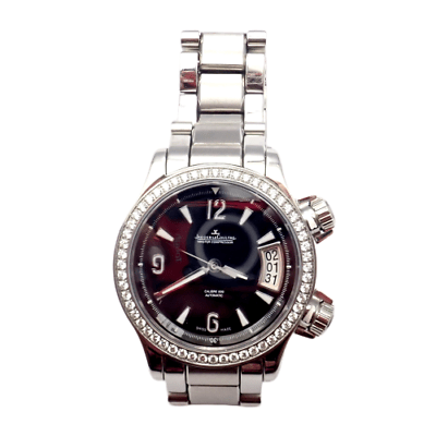 Jaeger-LeCoultre Master Compressor Diamond Automatic Men's Watch with Extra Strap - Luxury Swiss Timepiece for Business & Formal Occasions