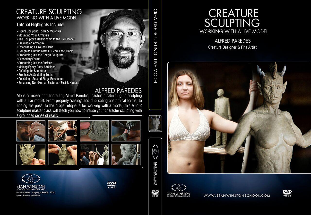 Stan Winston Studio Creature Sculpting DVD - Professional Monster Making Tutorial with Live Model Demonstration | Perfect for Special Effects Artists & Halloween Prop Creators
