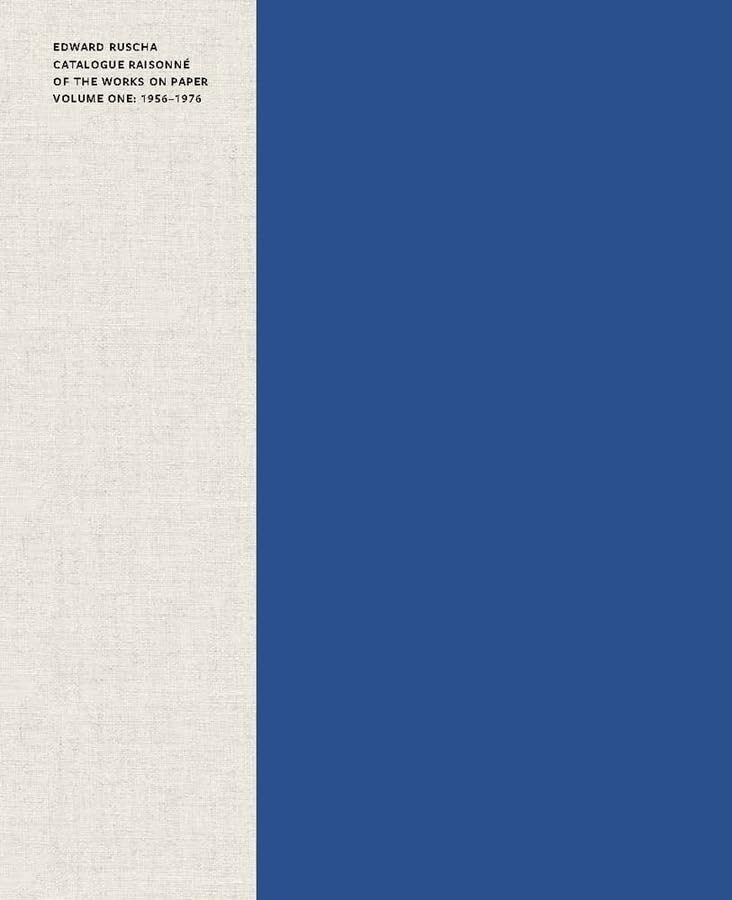 Edward Ruscha: Catalogue Raisonné of the Works on Paper, Volume One 1956-1976 | Rare Art Book Collection for Collectors & Museums | Perfect for Art History Research & Exhibition Reference