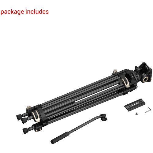 SmallRig AD 01 V2 Professional Heavy Duty Tripod with Fluid Head for DSLR Cameras - Perfect for Video Shooting, Live Streaming & Photography