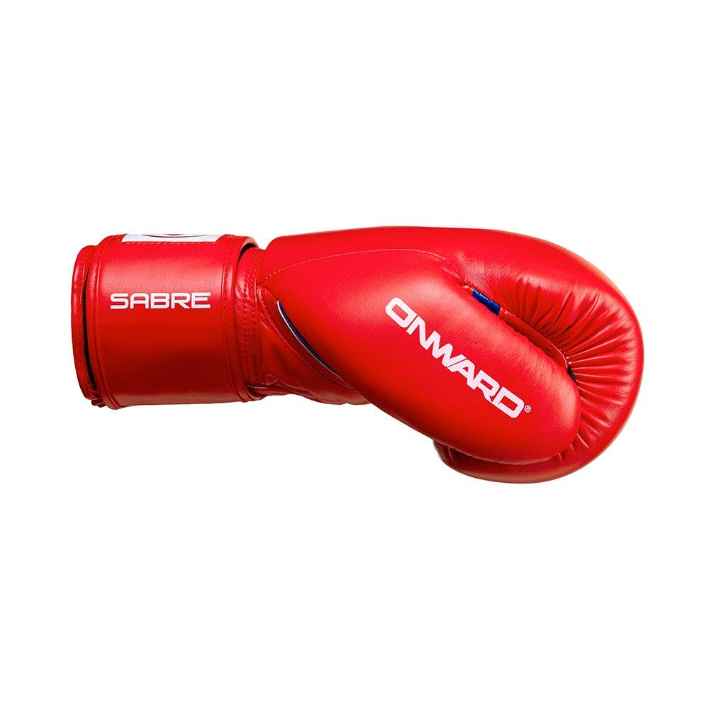 Premium Onward Sabre Boxing Gloves - Professional Leather Training Gloves for Men & Women - Handcrafted Sparring & Kickboxing Gloves - Comfortable & Durable for MMA, Muay Thai & Fitness Training