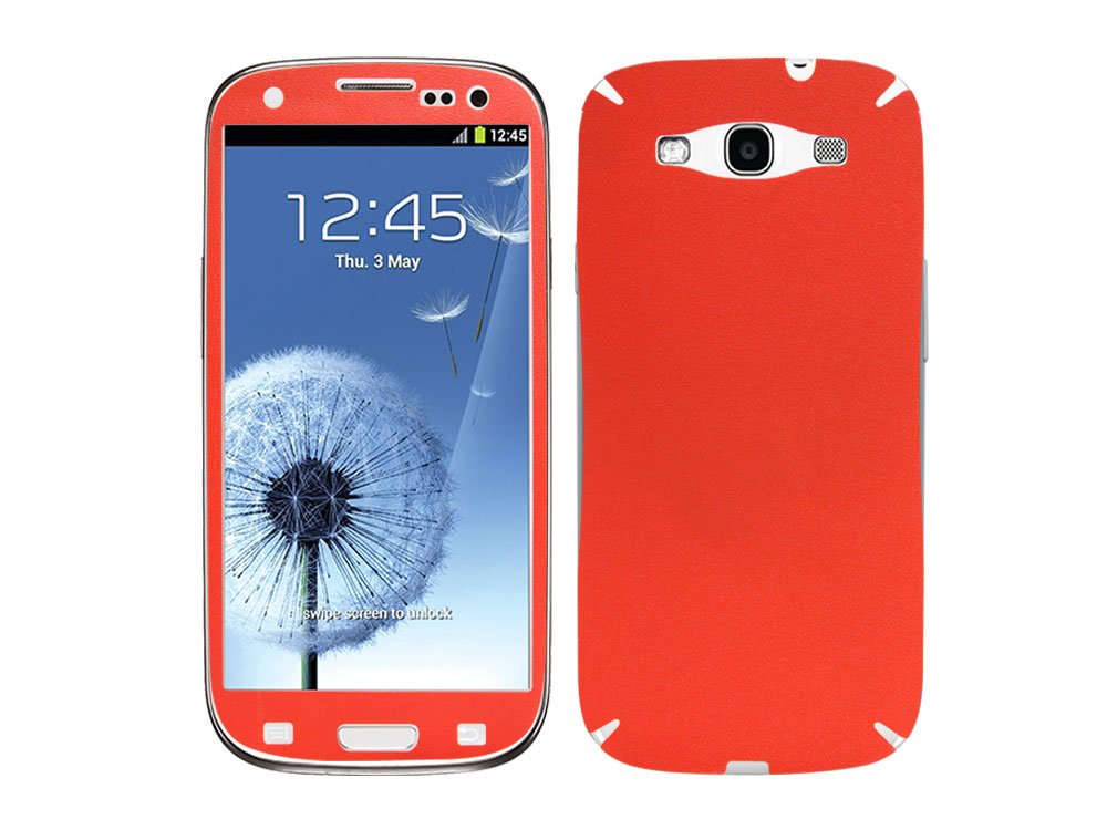 Cellet Super Strong Screen Protector for Samsung Galaxy S3 - Red | Shockproof Protection