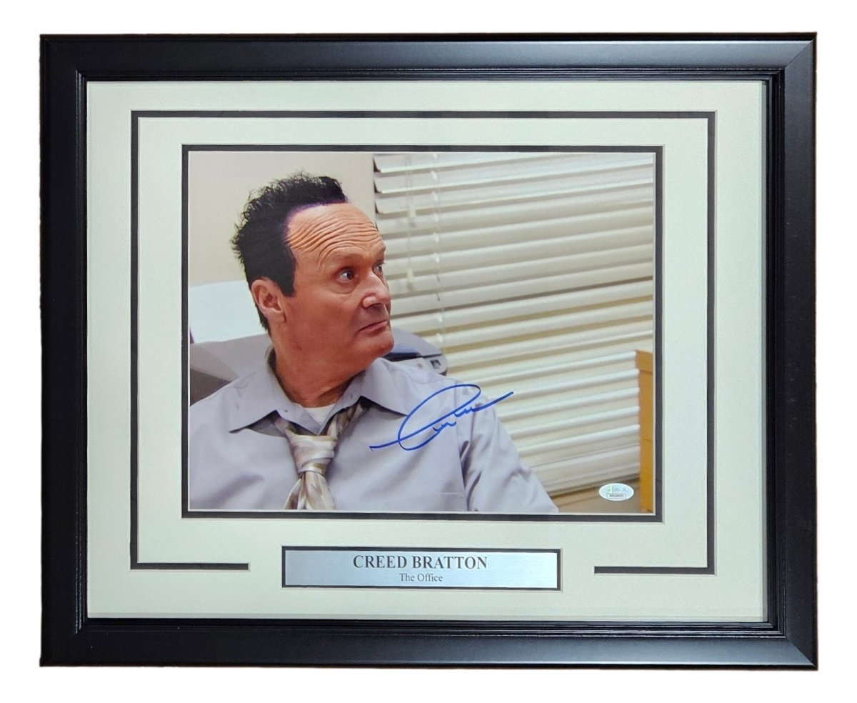 Authentic Creed Bratton Signed 11x14 Framed Photo - The Office Memorabilia with JSA COA - Perfect for Office Decor, Fan Gifts & TV Show Collectibles