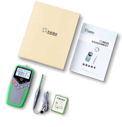 High Accuracy Permanent Magnet Gauss Meter - Tesla Meter Gaussmeter with 1% Precision, DC Magnetic Field Tester & Analog Soil Penetrometer, LCD Display TD8620-1 - Ideal for Industrial Testing, Laboratory Research, and Quality Control Applications
