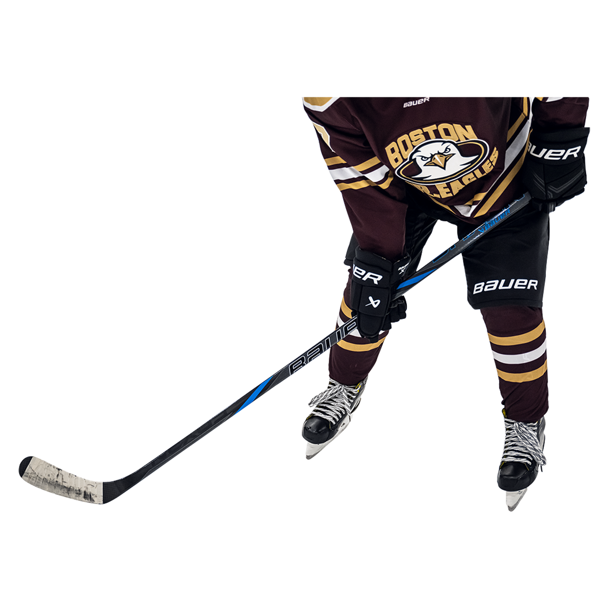 Bauer Nexus E50 Pro Senior Hockey Stick - Lightweight Carbon Fiber Shaft for Enhanced Performance - Perfect for Competitive Play & Training