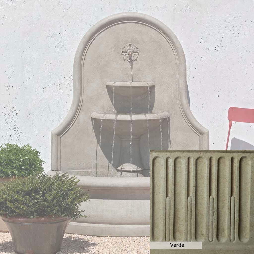 Campania International Estancia Outdoor Wall Fountain - Elegant Garden Water Feature for Patio, Yard, and Landscape Decor