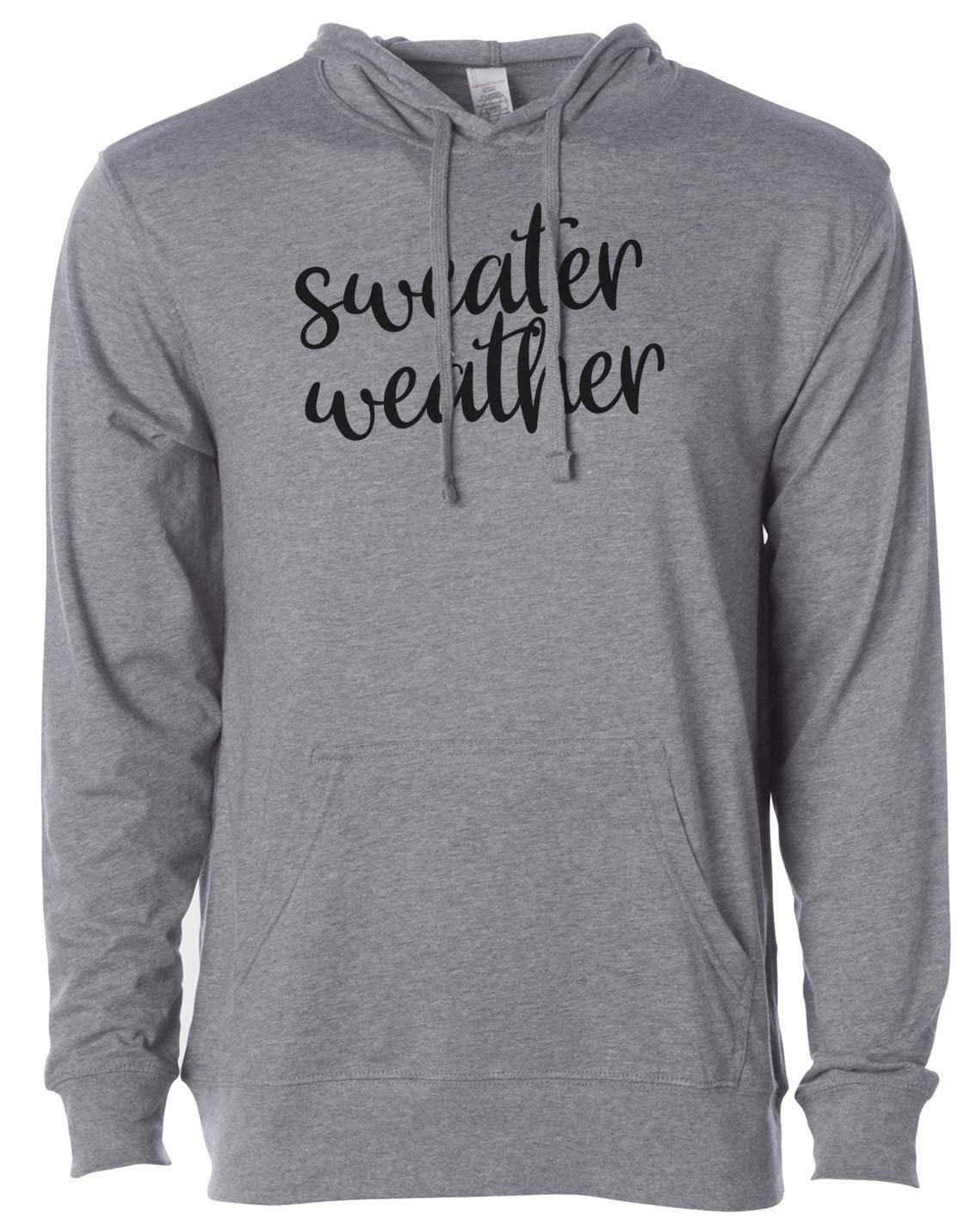7 ate 9 Apparel Unisex Adult Sweater Weather Shirt - Cozy Pullover for Men & Women - Perfect for Fall, Winter & Outdoor Activities