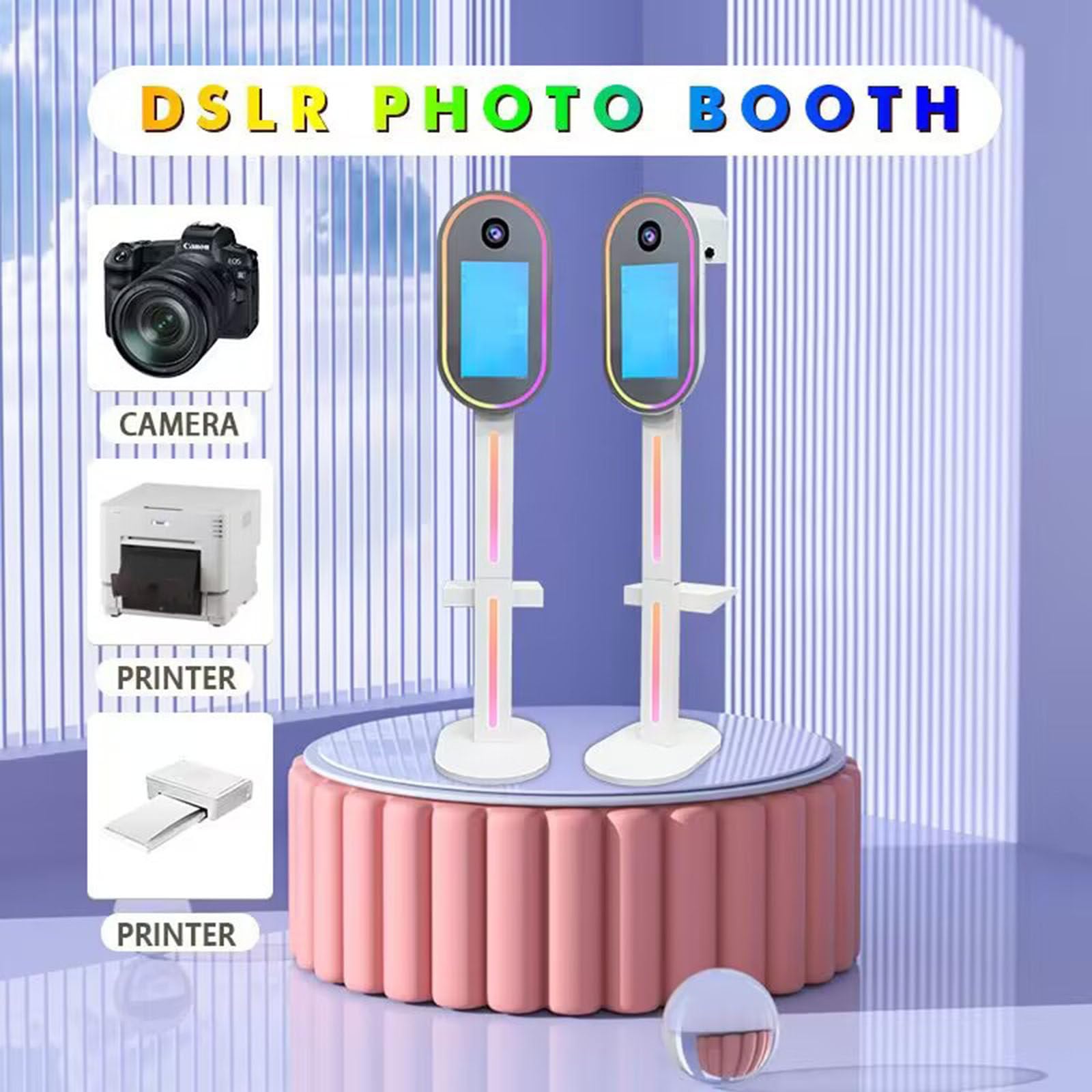 Portable Selfie Photo Booth with 15.6