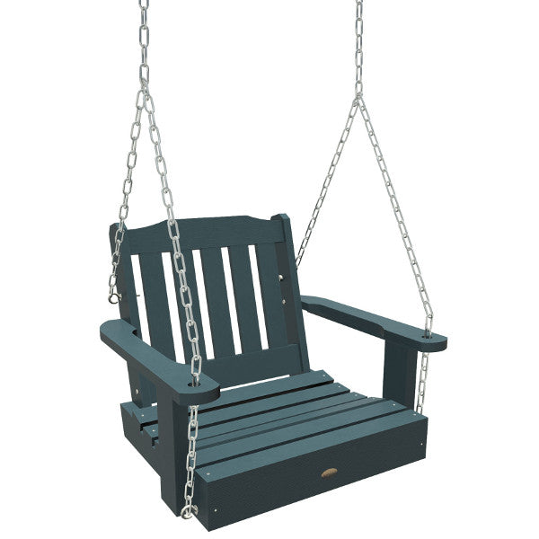 Lehigh Single Seat Swing - Outdoor Porch Swing for Patio, Garden, Backyard - Comfortable Hanging Chair with Durable Steel Frame - Perfect for Relaxing, Lounging & Enjoying Nature