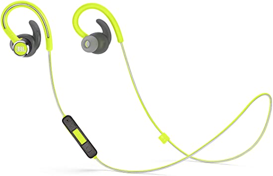 JBL Reflect Contour 2.0 Wireless Bluetooth Sports Headphones with Noise Isolation - Green | Perfect for Running, Gym Workouts & Outdoor Activities