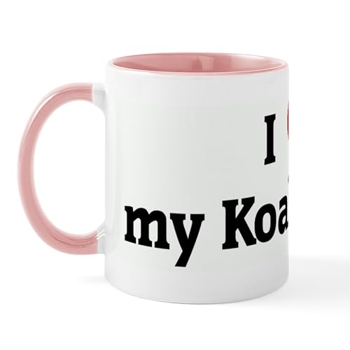 White/Pink Inside - I Love My Koala Bear! Mug