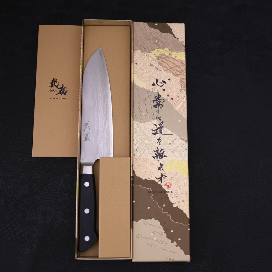 Premium VG-10 Damascus Santoku Knife 7