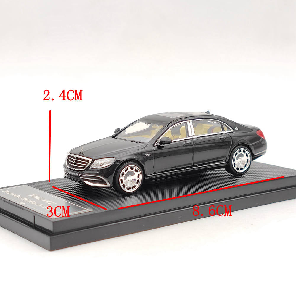 10pcs 1:64 Scale Mercedes Benz Maybach S Class S680/S560 Diecast Model Cars - Limited Edition Black Collectible Toy Set - Perfect for Car Enthusiasts, Gift Giving & Display Collection