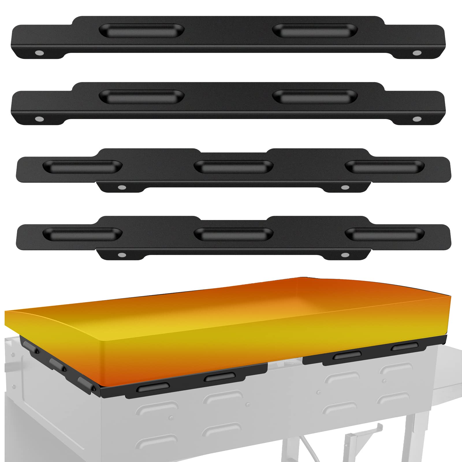 Upgraded 36 Inch Magnetic Wind Guards for Blackstone Griddle - Stainless Steel Grill Accessories to Protect Flame & Retain Heat - Perfect for Outdoor Cooking, Camping, and Backyard BBQs