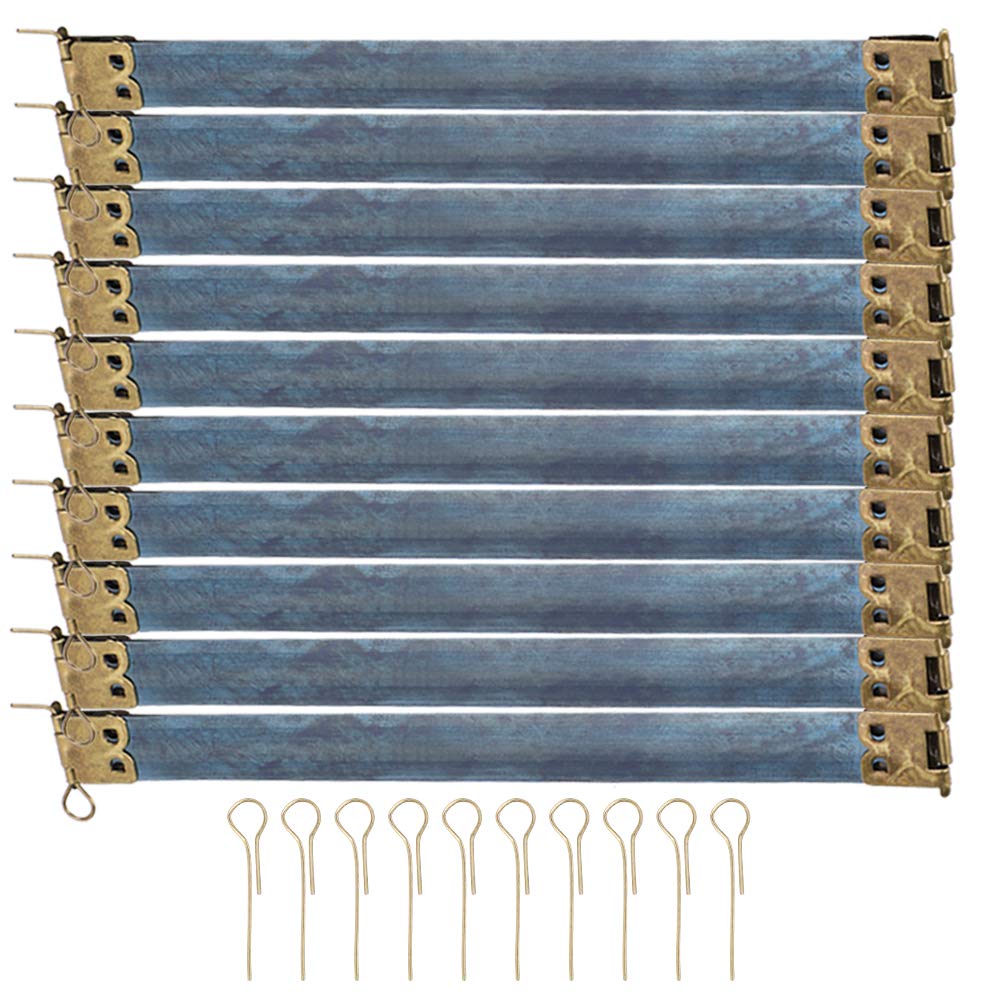 10Pcs Metal Internal Flex Frames for DIY Coin Purses & Handbags - Kiss Clasp Sewing Frame for Crafting Wallets & Bags - Perfect for DIY Projects, Sewing Accessories, and Handmade Purse Making
