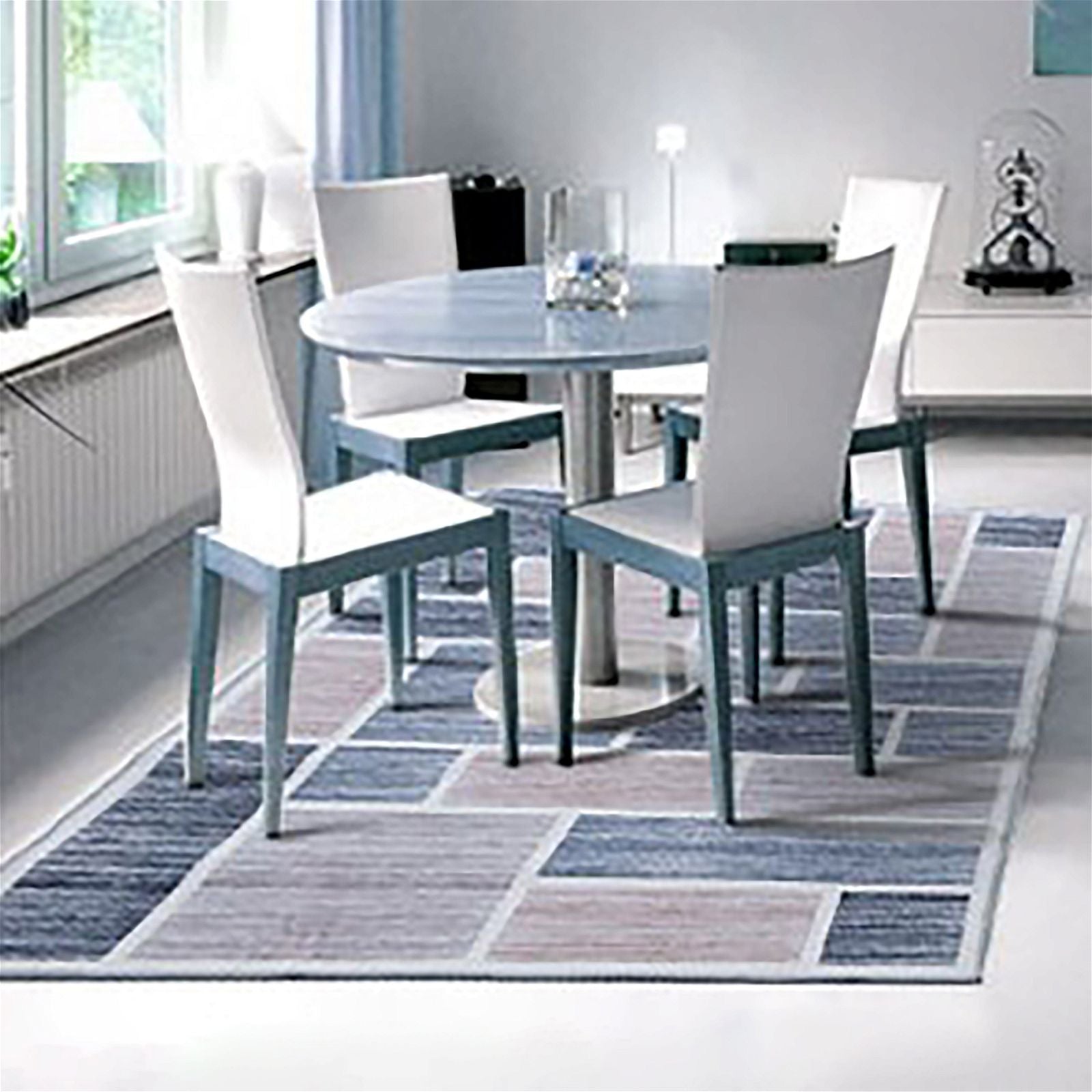 Artiss Soft Short Pile Oblo Area Rug 4'x6' - Non-Slip Floor Mat for Living Room, Bedroom, Nursery - Modern Home Decor Carpet with Durable Design