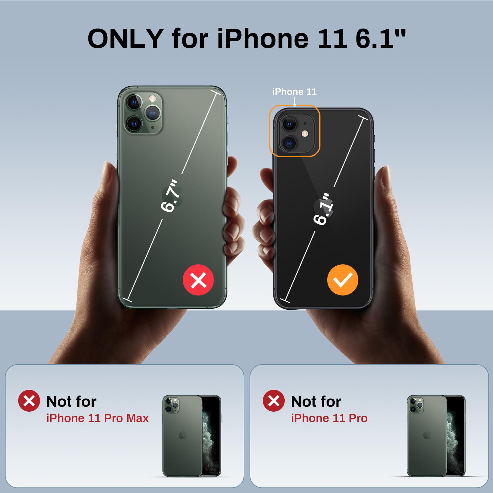Degeca iPhone 11 Case - Military Grade Drop Tested, MagSafe Compatible Wireless Charging, Skin-Friendly Touch Design, Strong Magnetic Shockproof Clear Phone Cover for 6.1 Inch iPhone 11 - Perfect for Outdoor Activities, Work & Daily Protection
