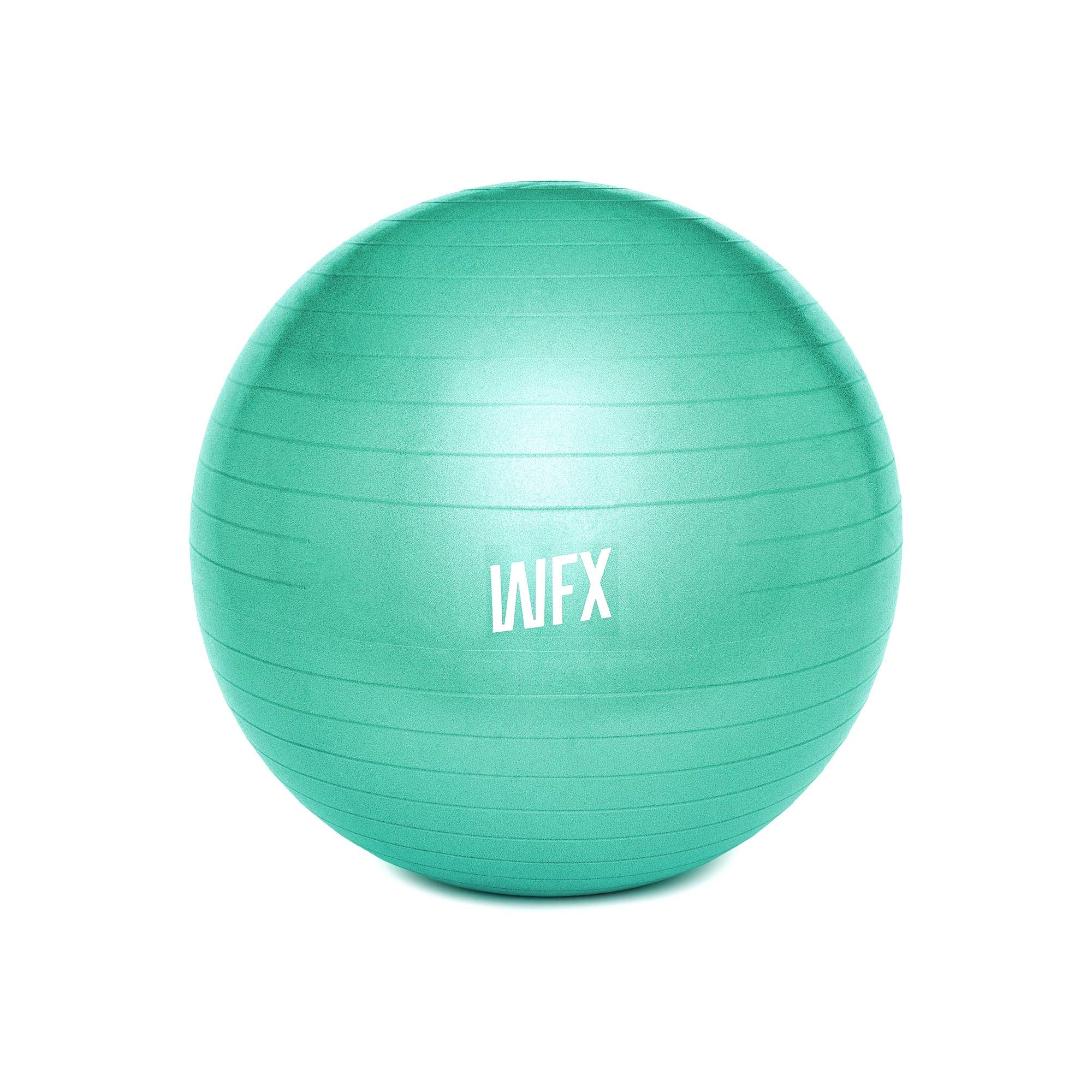#DoYourFitness® WFX Orion Gym Ball with Pump - 55cm Eco-Friendly Exercise Ball for Yoga, Pilates & Home Workouts - Heavy Duty Stability Ball for Fitness, Core Training & Physical Therapy (Multiple Colors)