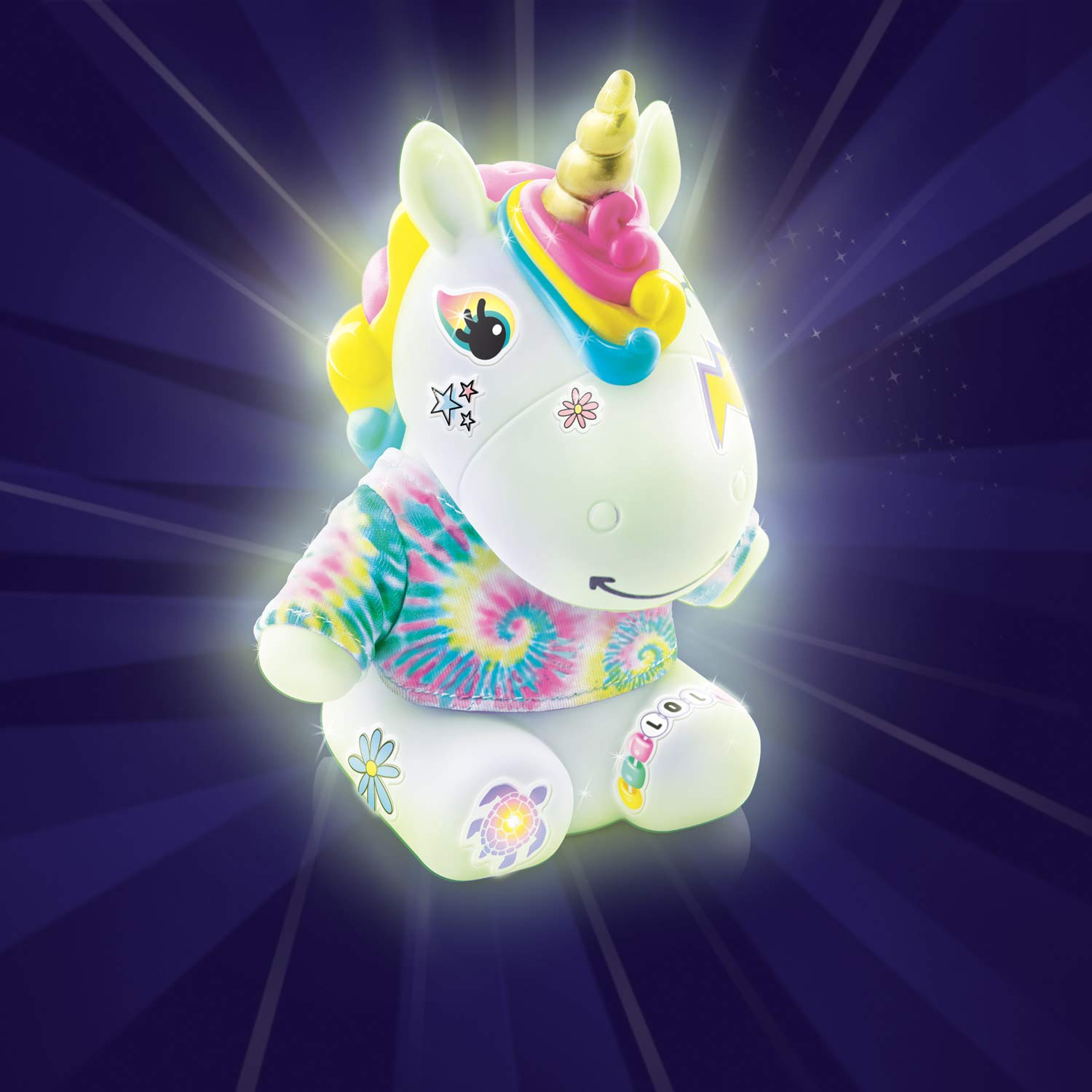Canal Toys Unicorn Tie Dye Decorating Kit for Kids - DIY Arts and Crafts Activity for Birthday Parties & Creative Play