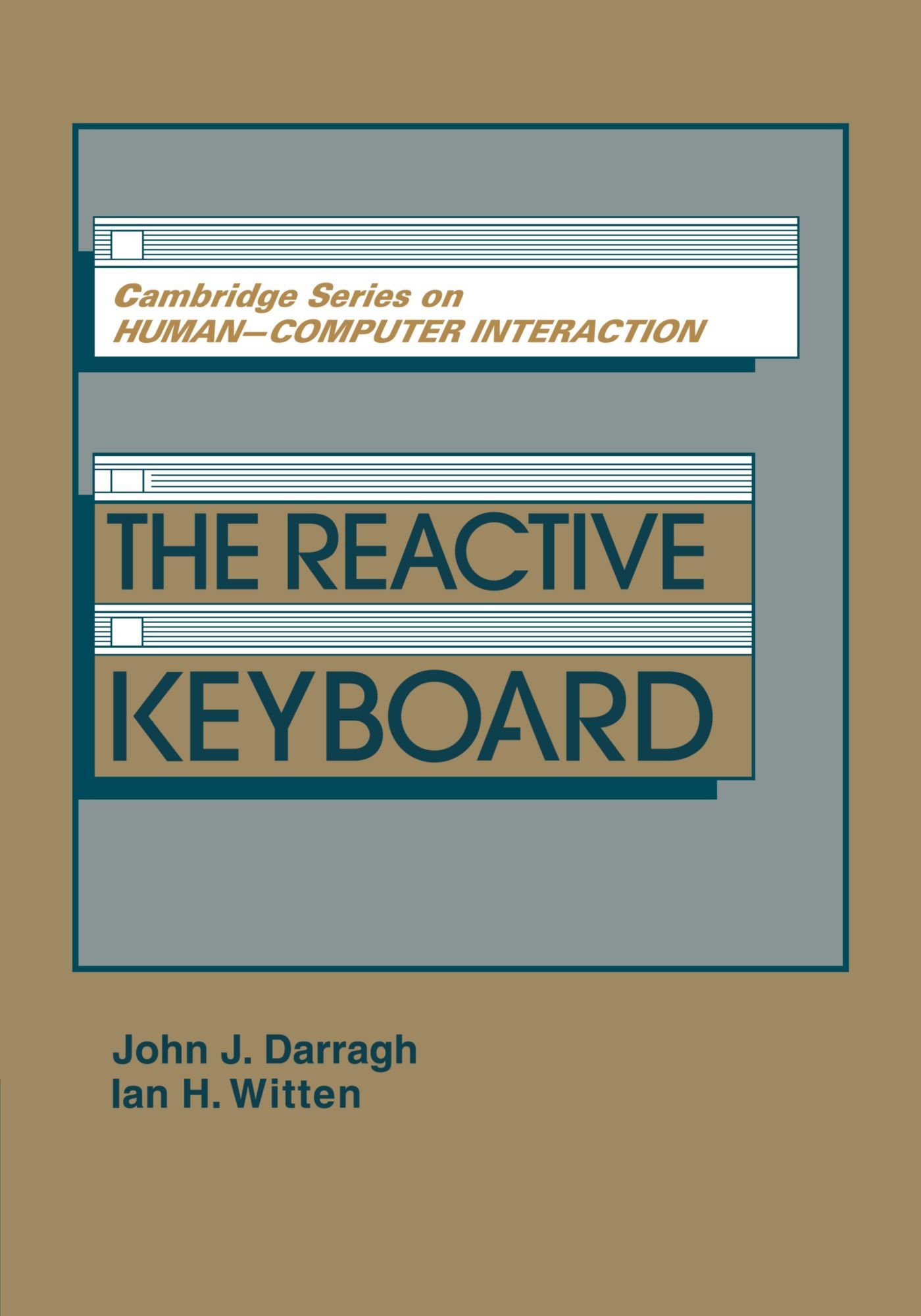 The Reactive Keyboard - Cambridge Human-Computer Interaction Series #5 | Ergonomic Keyboard for Programmers & Writers | Perfect for Coding, Writing & Office Work