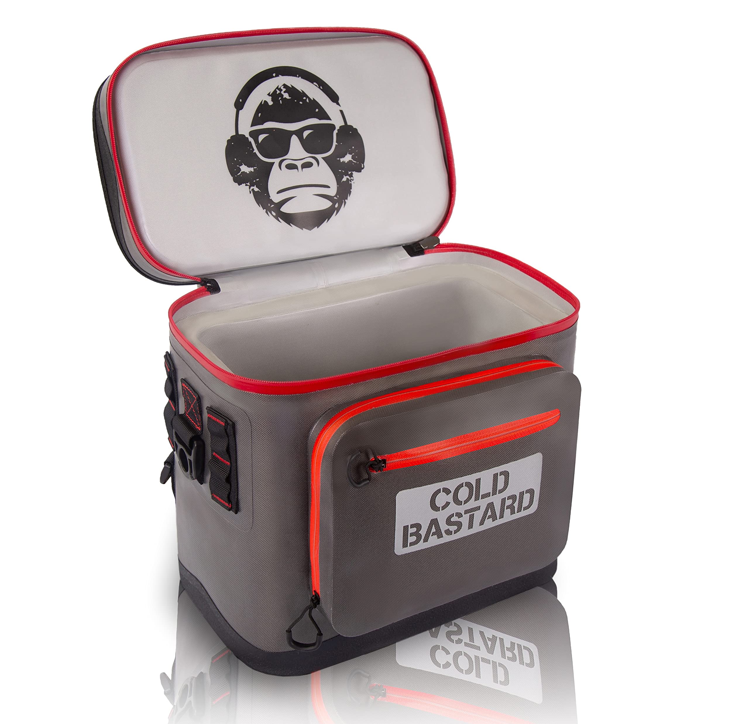 Premium Leakproof Insulated Backpack Cooler - 20+ Can Capacity, Soft Back & Durable Grafito Design - Perfect for Camping, Beach Trips & Outdoor Adventures