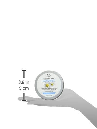 The Body Shop Camomile Sumptuous Cleansing Butter - 2.7 Oz / 80ml - Gentle Makeup Remover & Deep Cleanser for Sensitive Skin - Perfect for Nighttime Skincare Routine & Travel Essentials