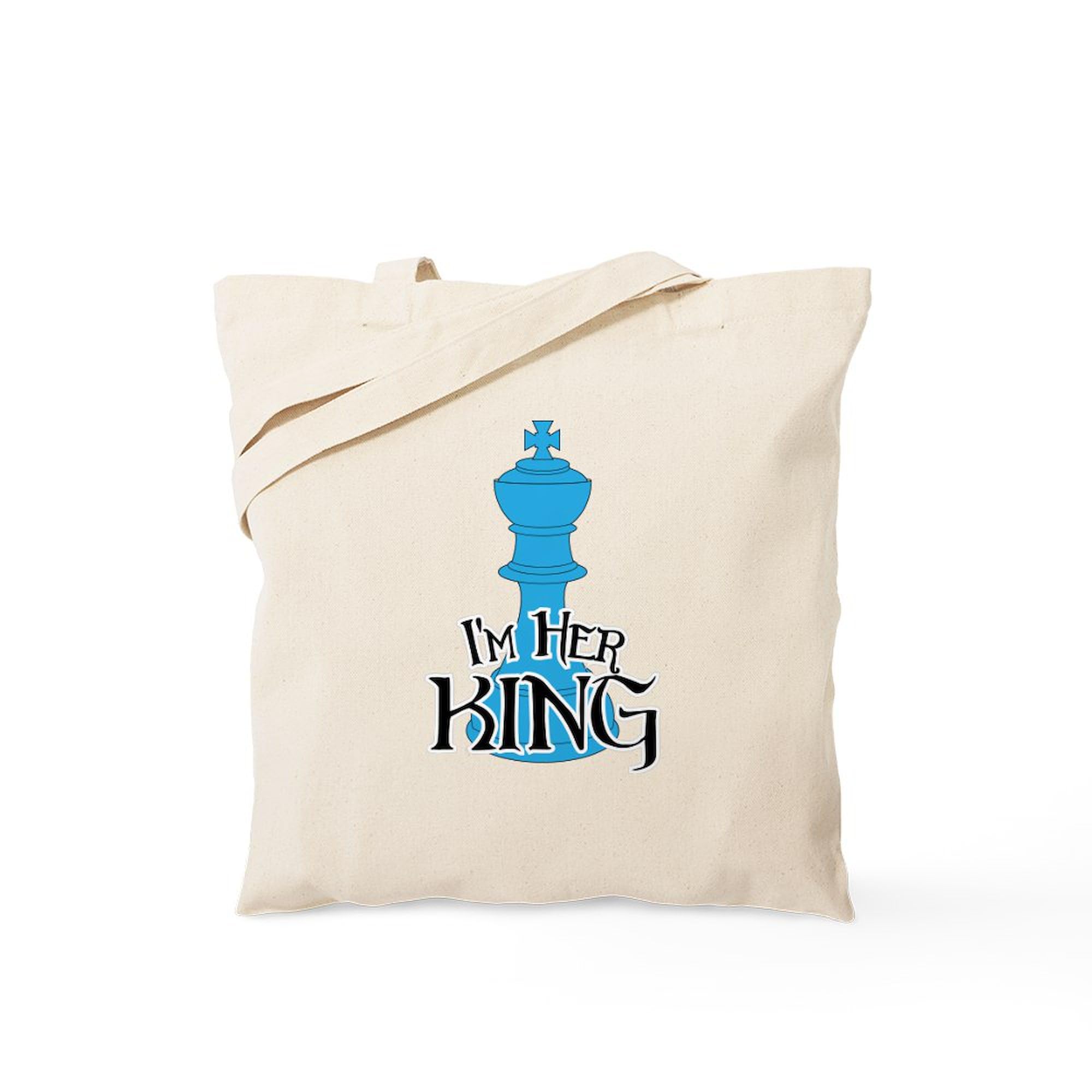 I'm Her King Tote Bag - Natural Canvas Reusable Shopping Bag for Groceries, Beach & Everyday Use | CafePress