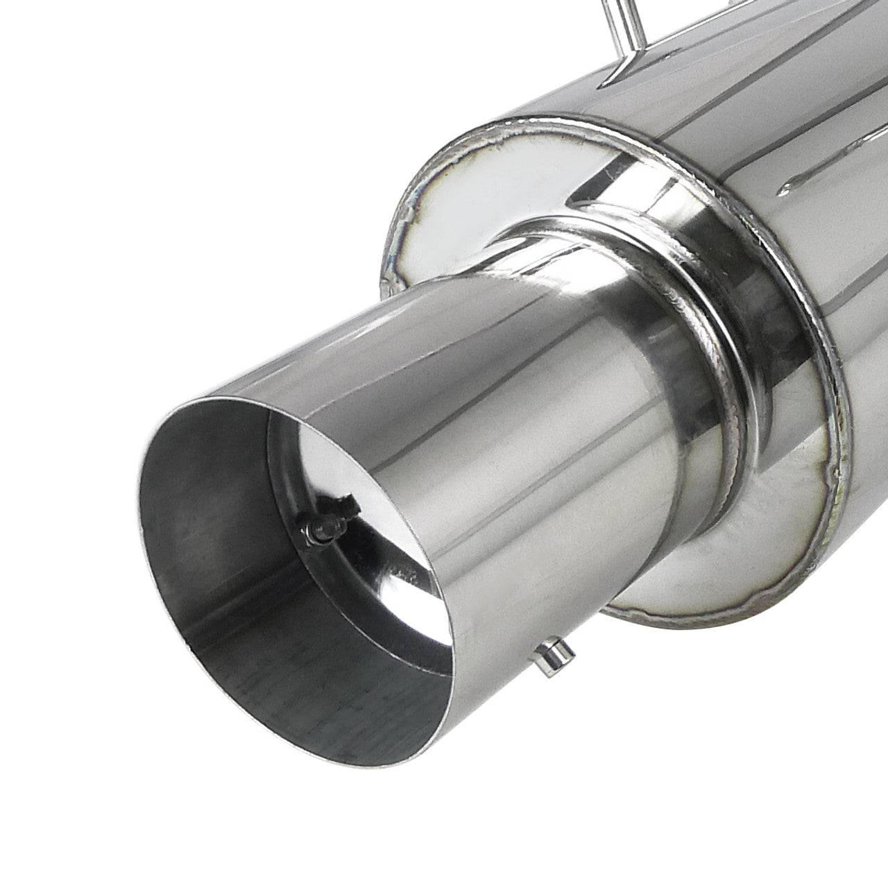 2001-2005 Honda Civic EX HX Si Coupe Performance Catback Exhaust System - 304 Stainless Steel N1 Style Muffler - Upgrade Your Ride for Better Sound & Power - Perfect for Street Racing & Car Enthusiasts