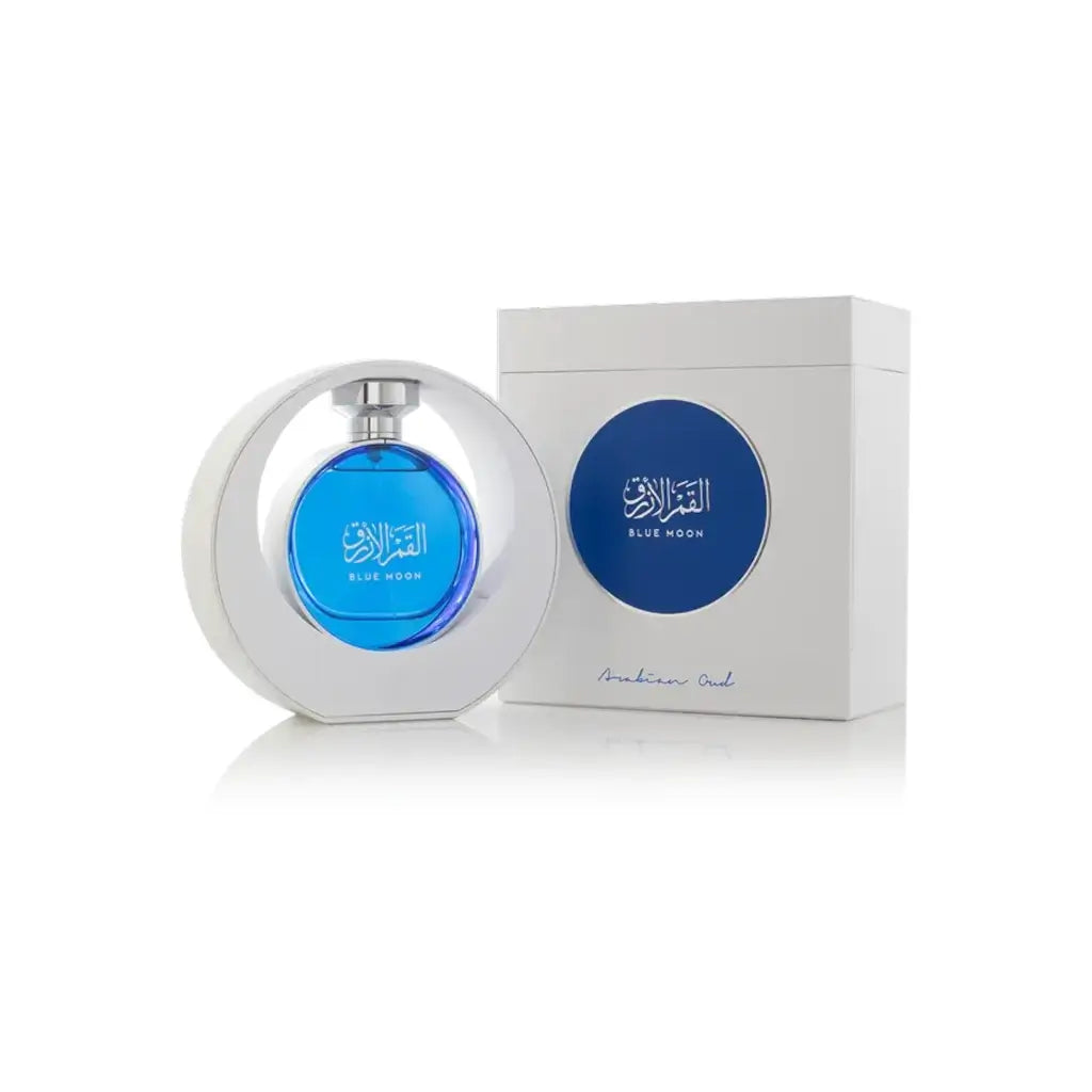Arabian Oud Blue Moon Eau de Parfum 100ml - Premium Long-Lasting Fragrance for Women, Perfect for Evening Events & Romantic Occasions