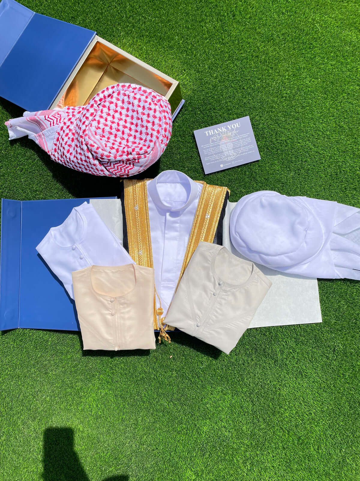 Premium My First Thobe Gift Set for Kids - Traditional Islamic Outfit for Eid, Ramadan & Special Occasions - Perfect for Boys' Religious Ceremonies & Family Celebrations