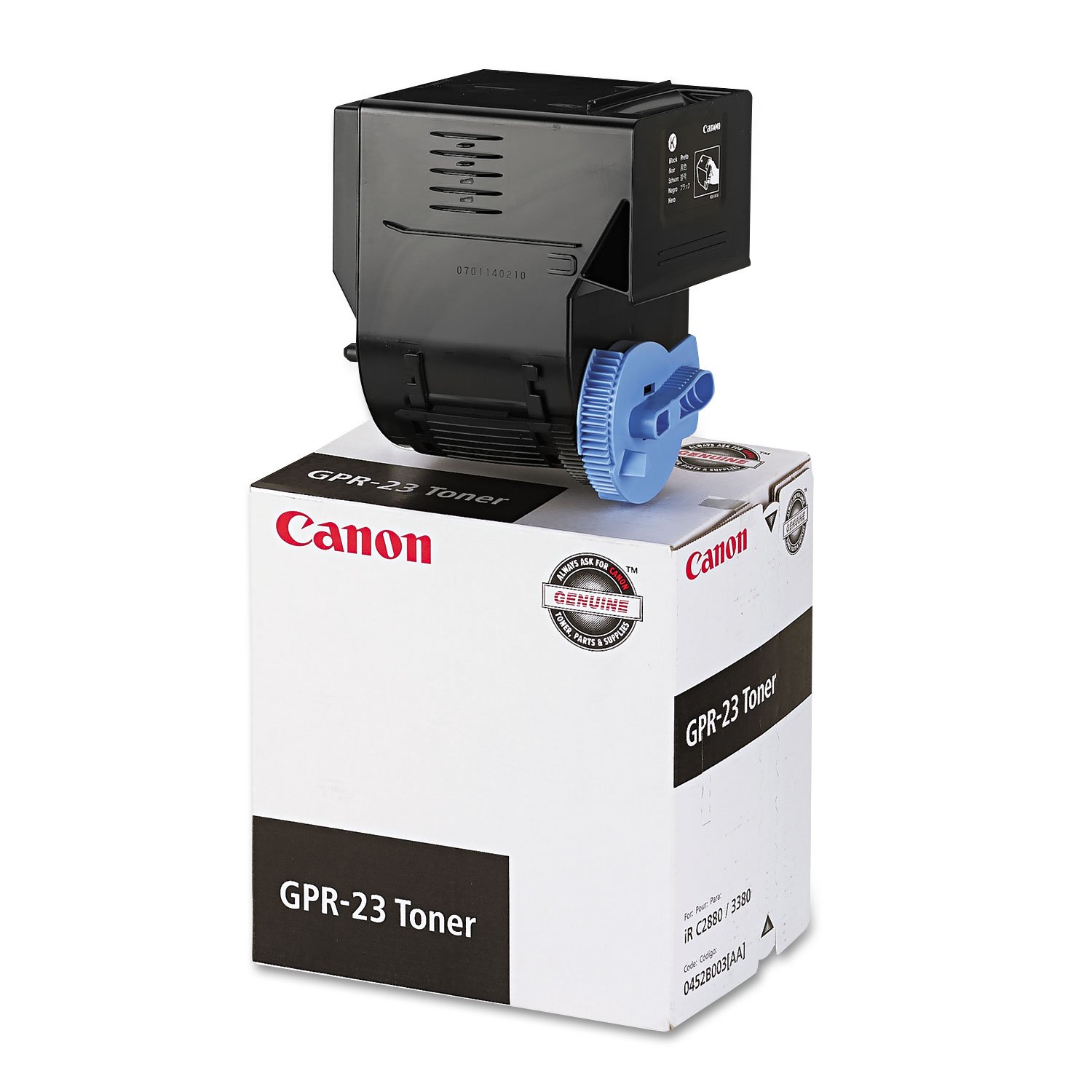 Canon 0452B003AA Black Toner Cartridge (GPR-23) - High-Quality Replacement for Canon Printers | Perfect for Office & Home Printing Needs