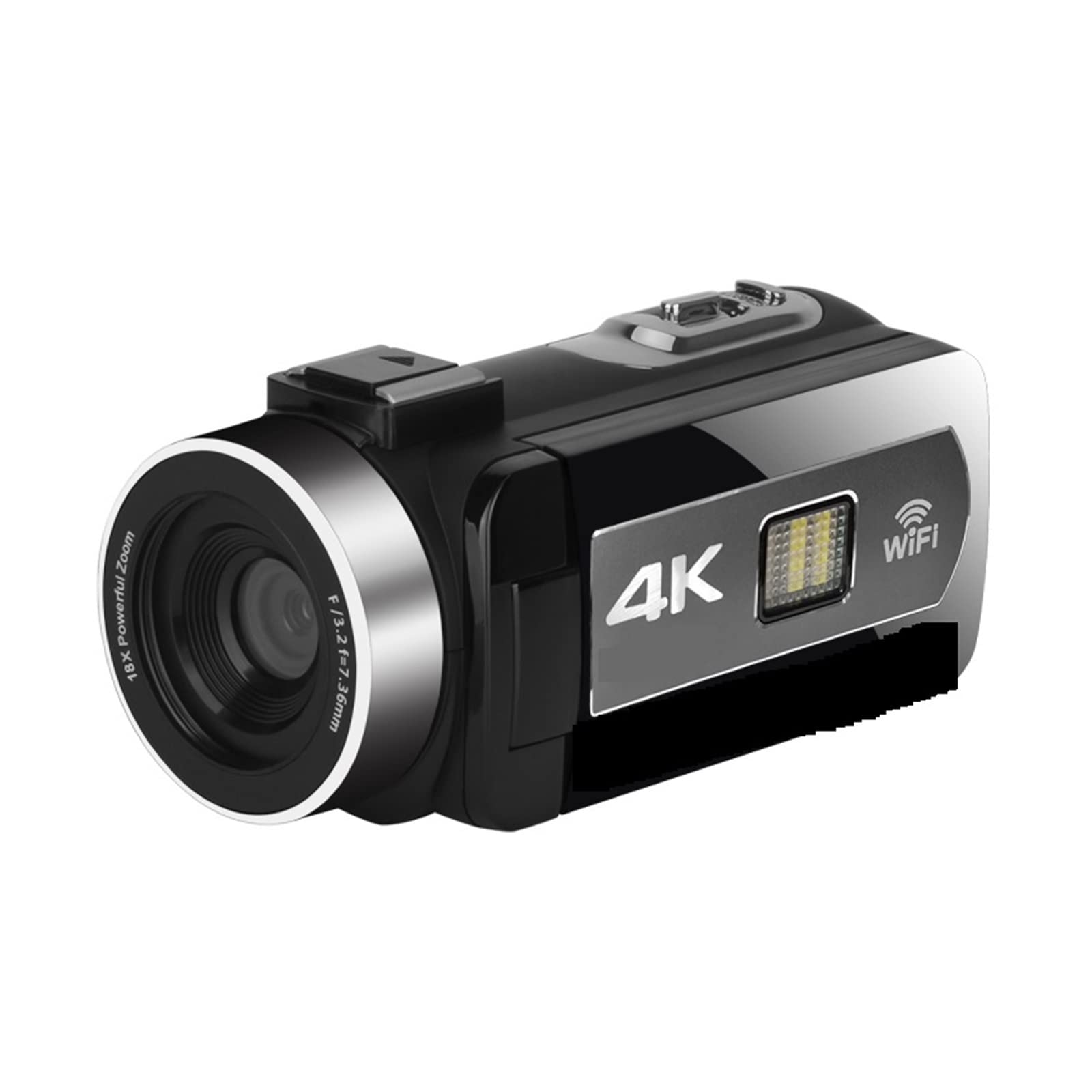 4K Digital Video Camera with Wide Angle & Slow Motion - AUBEST Camcorder for Vlogging, Streaming & Webcam | Auto Focus, Loop Recording, Built-in Mic | Includes 16GB SD Card (3rd Gen) - Perfect for YouTube, TikTok, Travel & Live Streaming