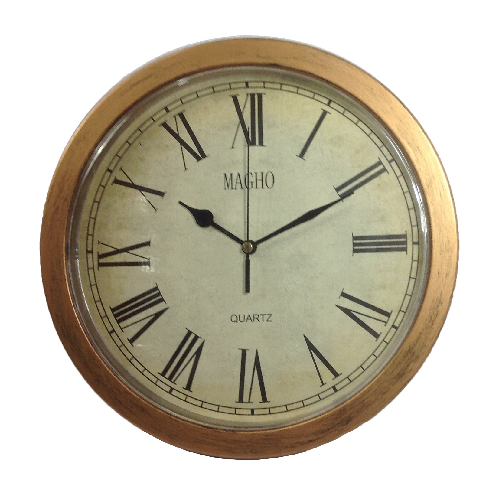 Spy-MAX Faux Wood Wall Clock Hidden Camera with WiFi & Motion Detection - 12