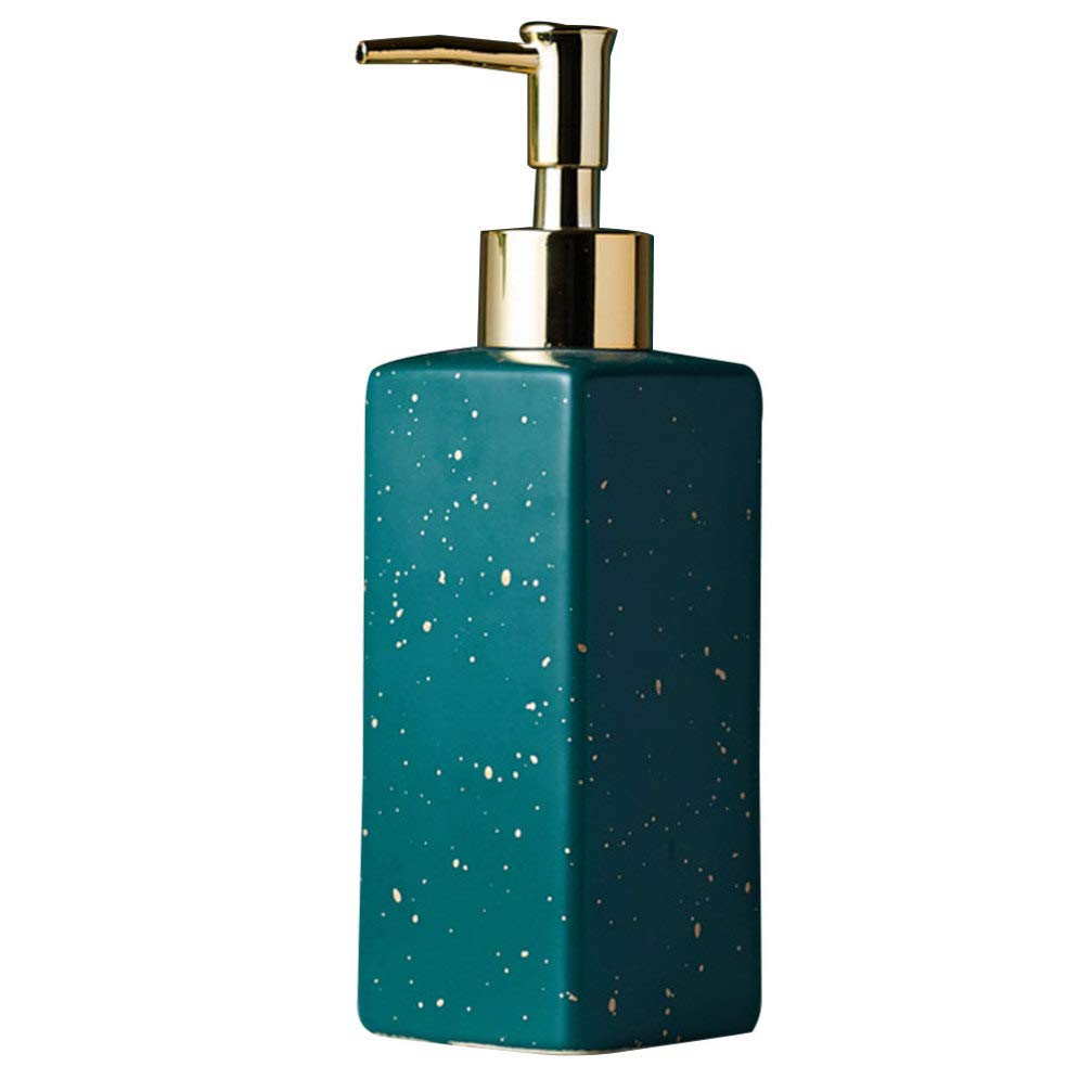 Eco-Friendly Travel Shampoo Dispenser - 1pc Ceramic Pressure Bottle for Toiletries, Lotion & Cosmetics | Portable Leak-Proof Container for Home & Green Travel Accessories | Perfect for Camping, Gym & Vacation