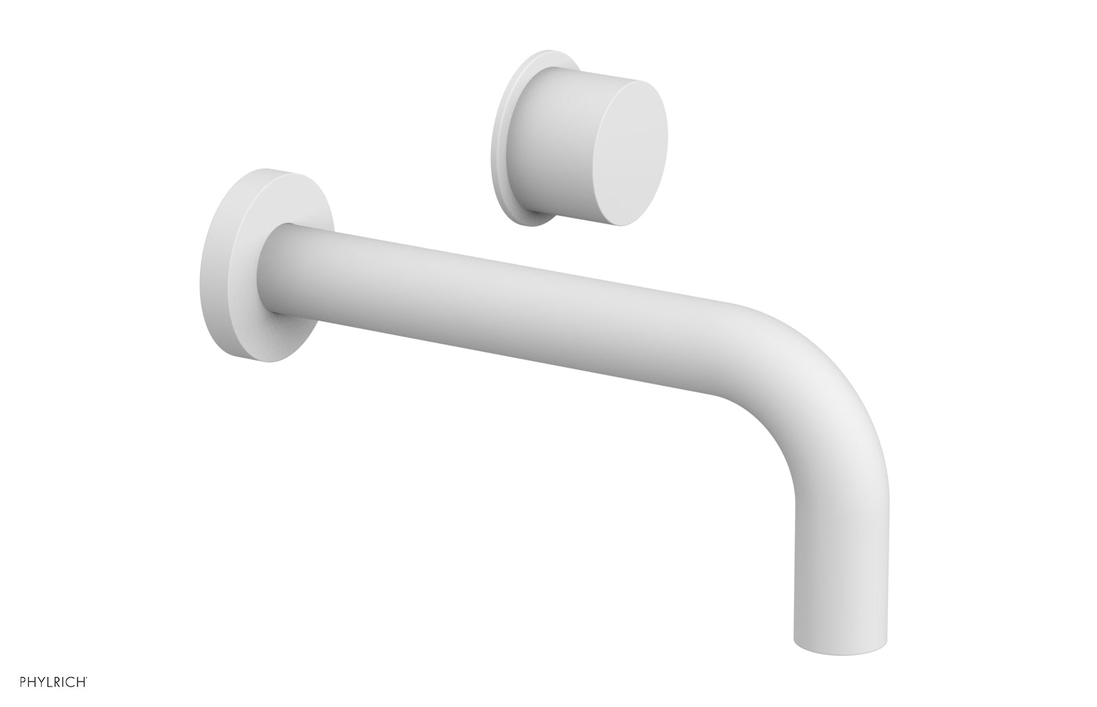 Basic II Single Handle Wall Lavatory Faucet Set - Smooth Handle 230 16 - Perfect for Bathroom Sink, Powder Room & Guest Bath Installation