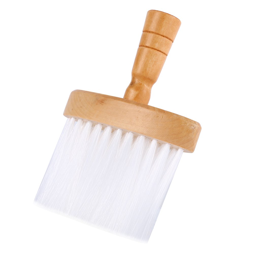 Professional Hair Brush Neck Duster with Ergonomic Handle - Salon Styling Tool for Hairdressers & Stylists | Perfect for Detangling, Blowouts & Smoothing Treatments