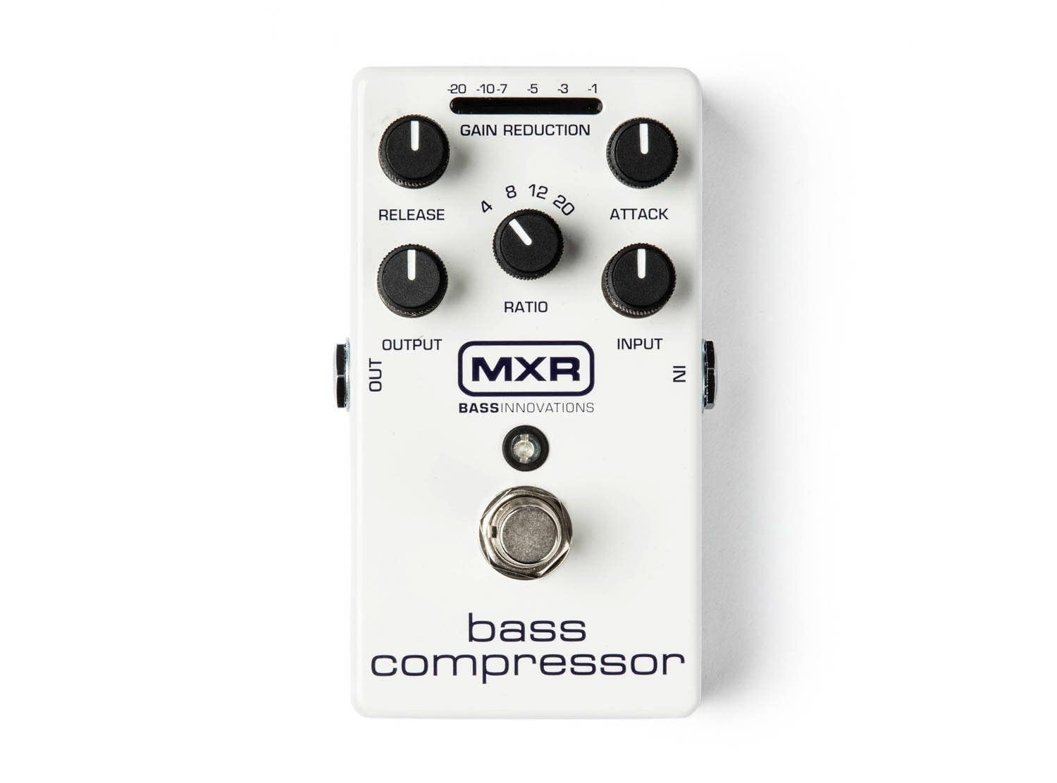 MXR Bass Compressor Pedal - Professional Bass Guitar Effects Pedal for Musicians | Perfect for Live Performances, Studio Recording & Practice Sessions