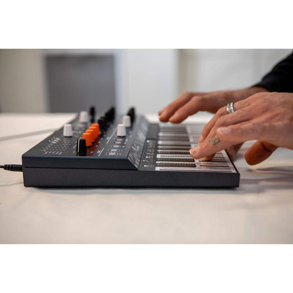 Arturia MicroFreak Vocoder Hybrid Analog/Digital Synthesizer with Advanced Digital Oscillators - Black | Bundle with Gooseneck Mic & Studio Headphones | Perfect for Music Production, Live Performances & Home Recording Studios