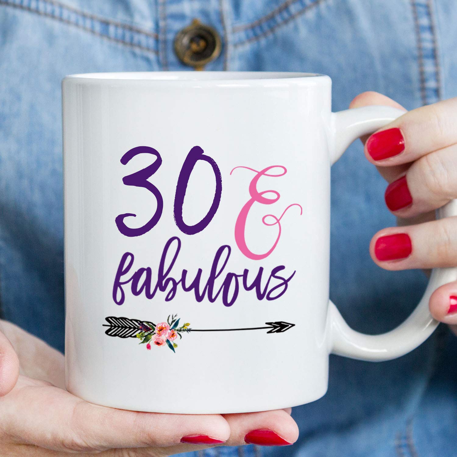 30th Birthday Gifts for Women Born in 1993 - Funny 30 Years Old Birthday Coffee Mug for Mom, Wife, Sister, Friend, Colleague - 11oz Ceramic Cup - Perfect for Office, Home & Birthday Celebrations