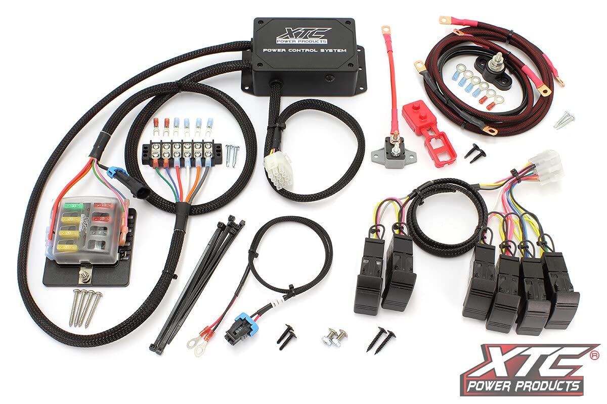 XTC Body Plug & Play 6 Switch Power Control System for Kawasaki KRX 1000 UTV - Off-Road Accessory for Lights, Winch & Accessories | Perfect for Trail Riding & Off-Road Adventures