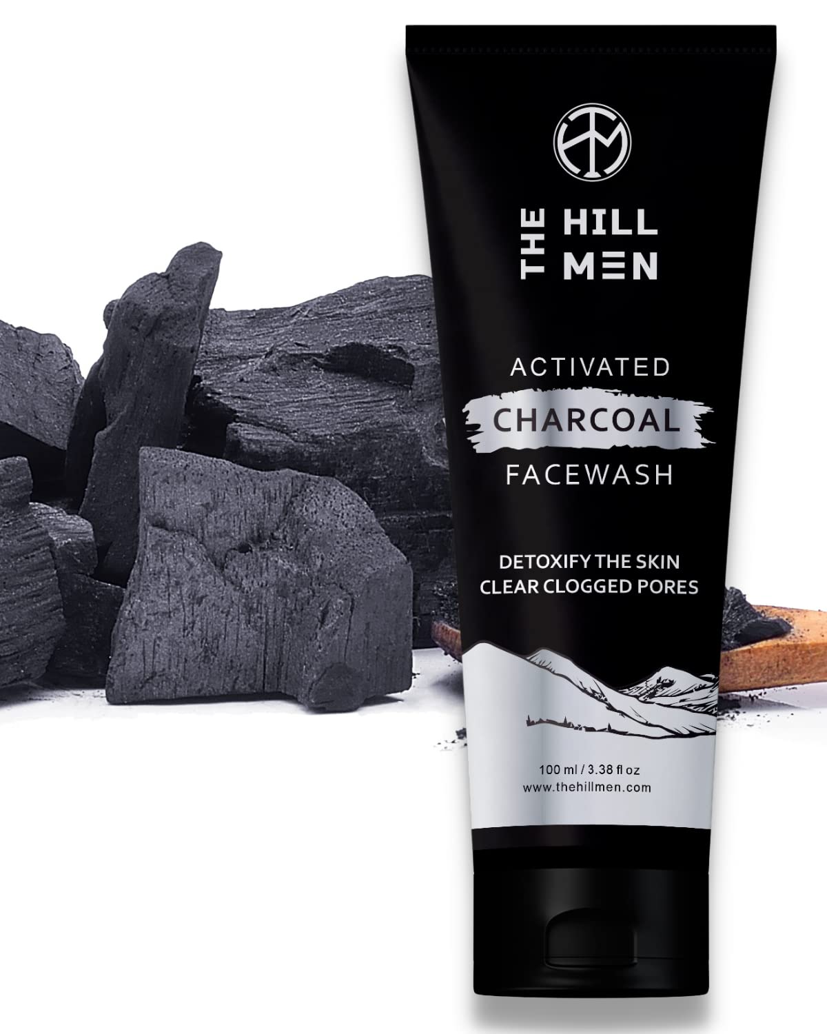 Activated Charcoal & Tea Tree Oil Face Wash for Acne & Dead Skin Removal | 200ml (Pack of 2) | Chemical-Free, Alcohol-Free | Deep Cleansing for Oily & Sensitive Skin | Perfect for Daily Skincare Routine