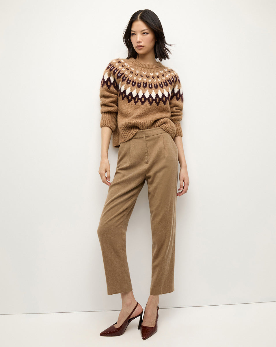 Netta Pant Heather Russet - Comfortable Casual Pants for Women | Perfect for Work, Travel & Everyday Wear