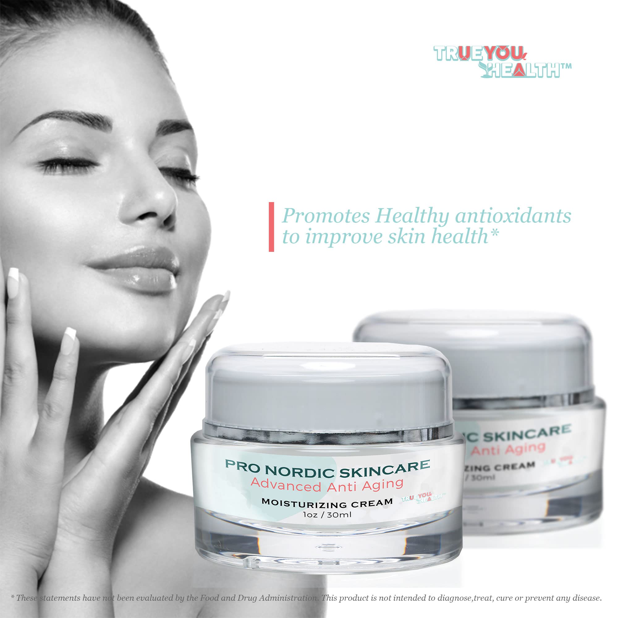Premium Nordic Skincare Anti-Aging Moisturizer Cream with Vitamin C & A - Day & Night Wrinkle Repair Formula - Reduces Fine Lines & Boosts Collagen - Hydrating Face Cream for Mature Skin - Perfect for Daily Skincare Routine & Nighttime Rejuvenation