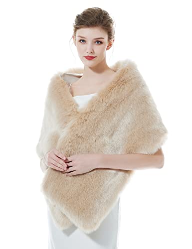 Long Faux Fur Blush