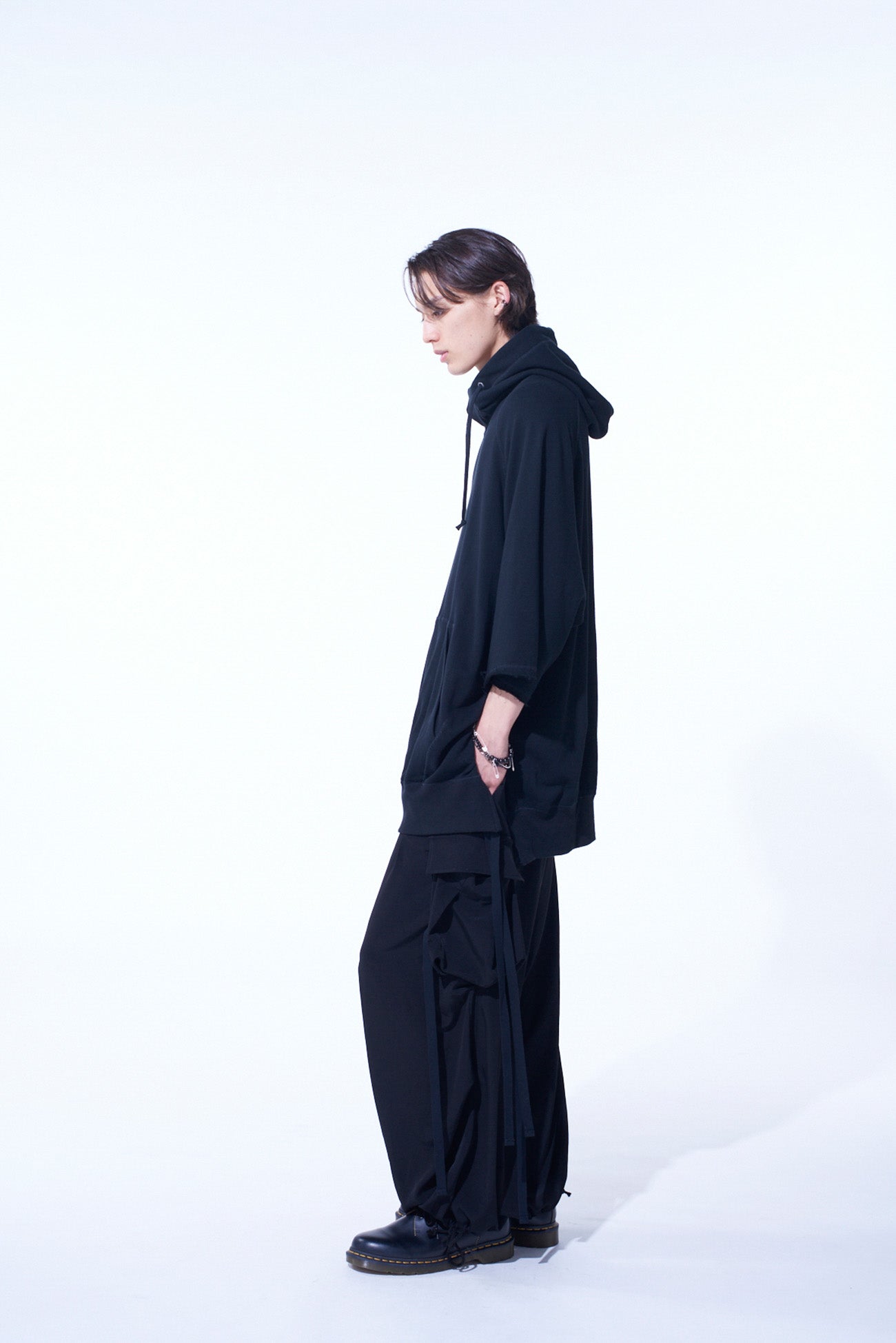 CREPE de CHINE ARMY TECHNO PANTS - Military Style Tactical Pants for Outdoor Adventures & Urban Streetwear