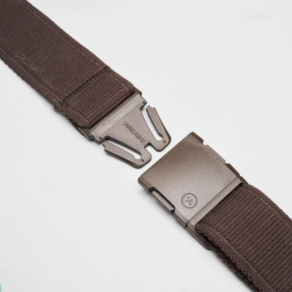 Premium Genuine Leather Atlas Belt for Men - Classic Brown Dress Belt with Heavy Duty Buckle - Perfect for Business, Casual & Formal Wear